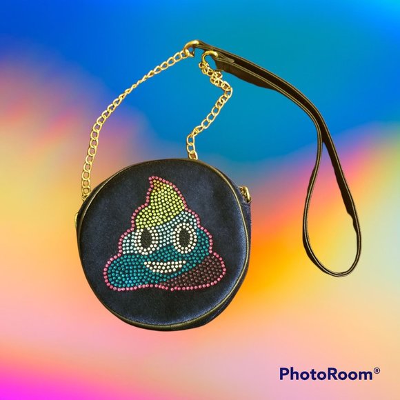 Olivia Miller Accessories Olivia Miller Blue Velvet Rainbow Poop